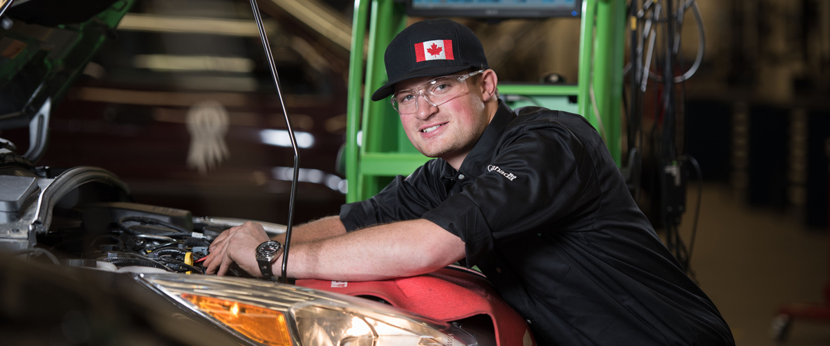 Student goes from NAIT’s automotive shops to world stage