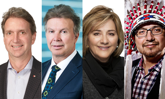 Four business and community leaders receive honorary degrees at NAIT convocation
