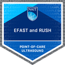 Point-of-Care Ultrasound: EFAST & RUSH micro-credential sample badge