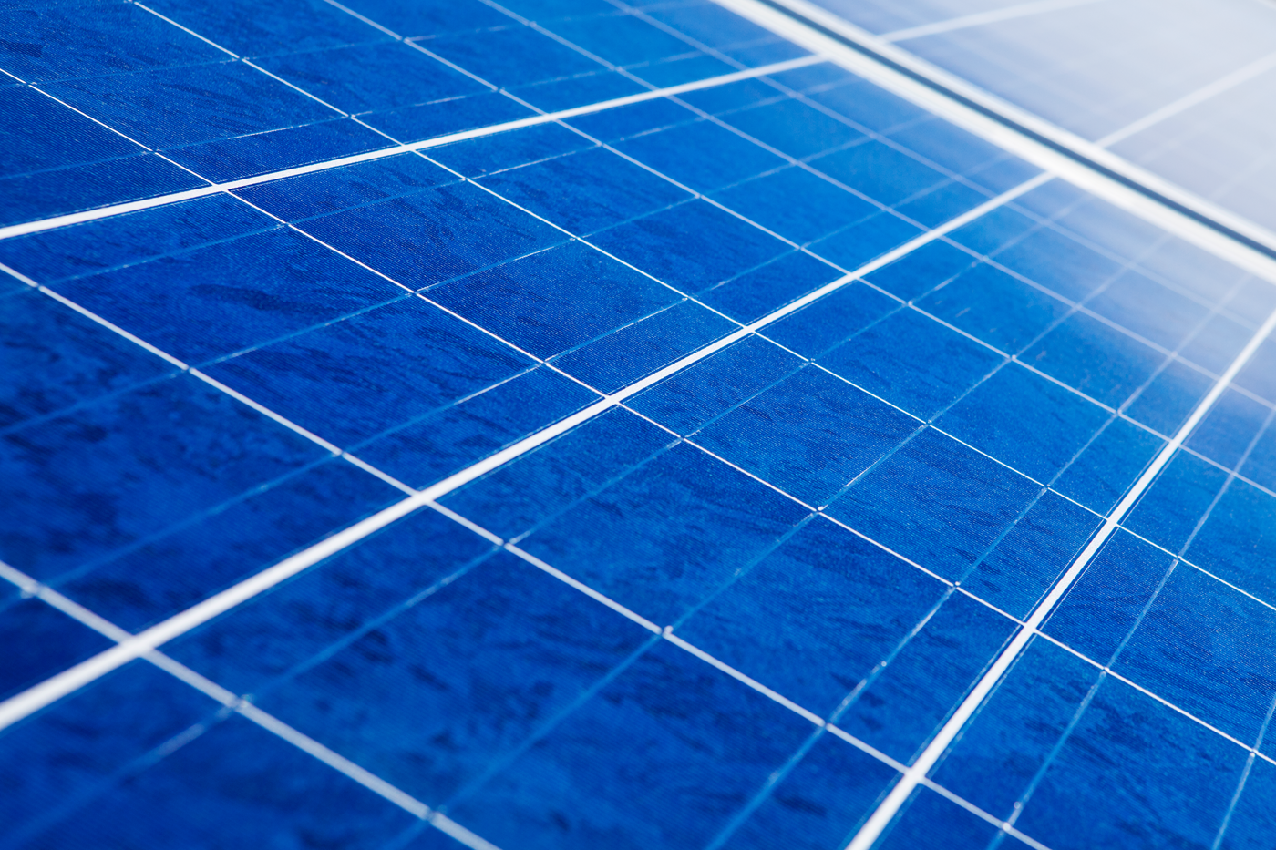 close up of a solar panel