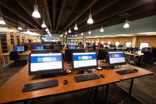 Library computer image