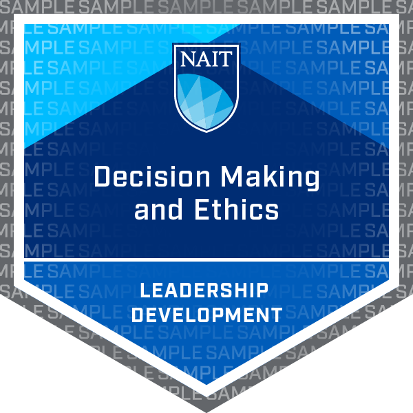 Decision Making and Ethics Micro-credential Badge