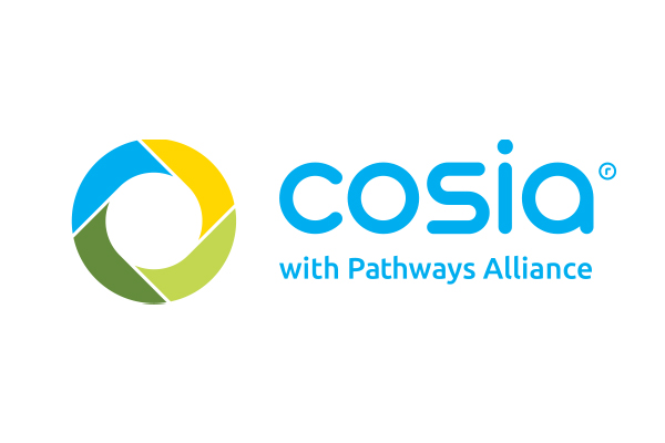 Cosia with Pathways Alliance logo