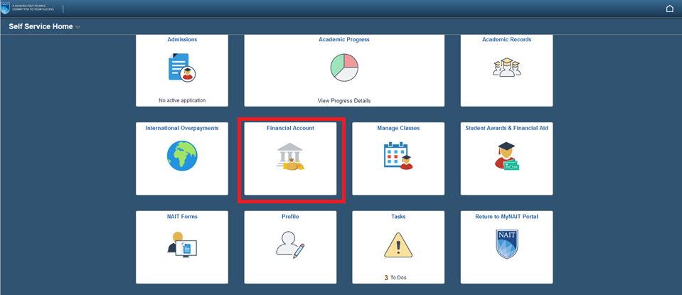 SS - Financial Account