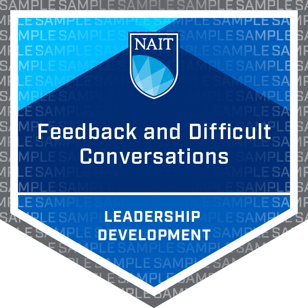 Feedback and Difficult Conversations Micro-credential Badge