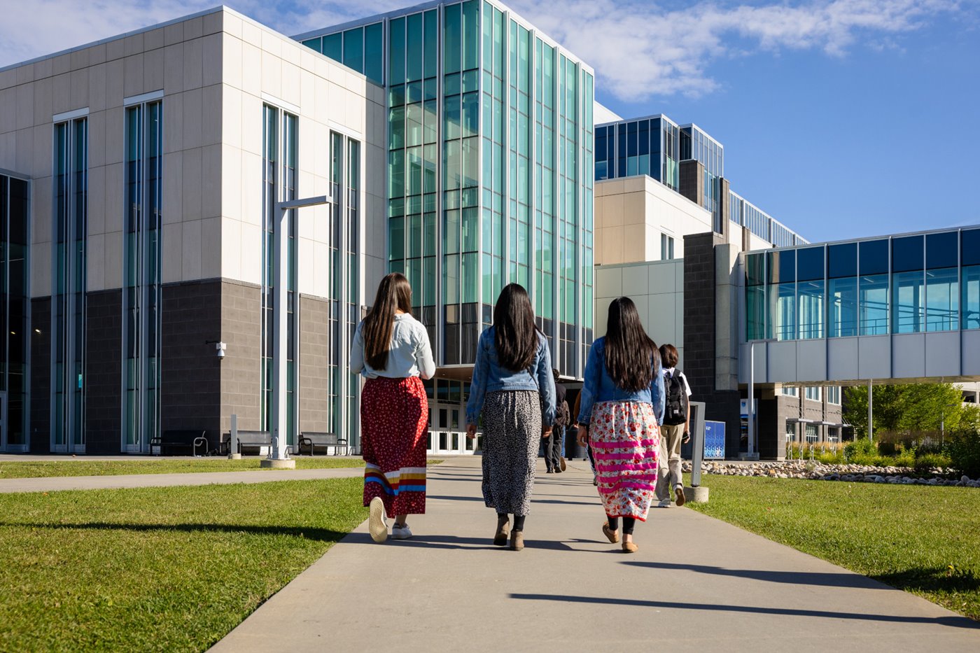 Image of indigenous women on NAIT campus