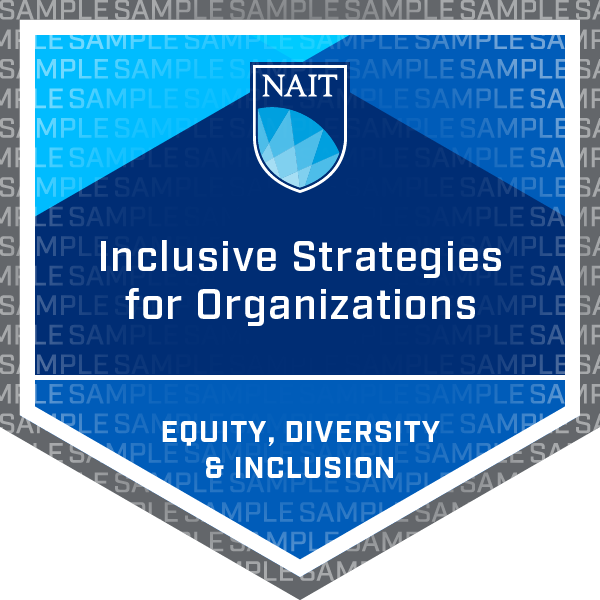Inclusive Strategies for Organizations EDI Micro-credential Badge