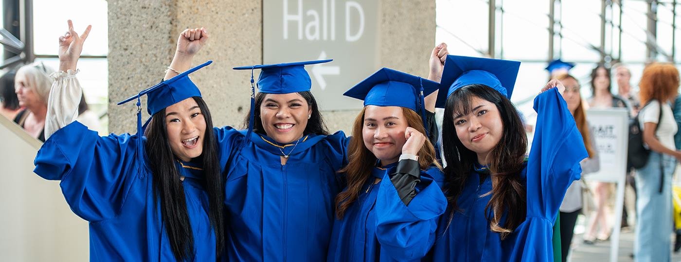 NAIT grads celebrating