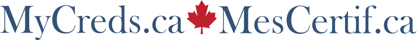 MyCreds logo in English and French