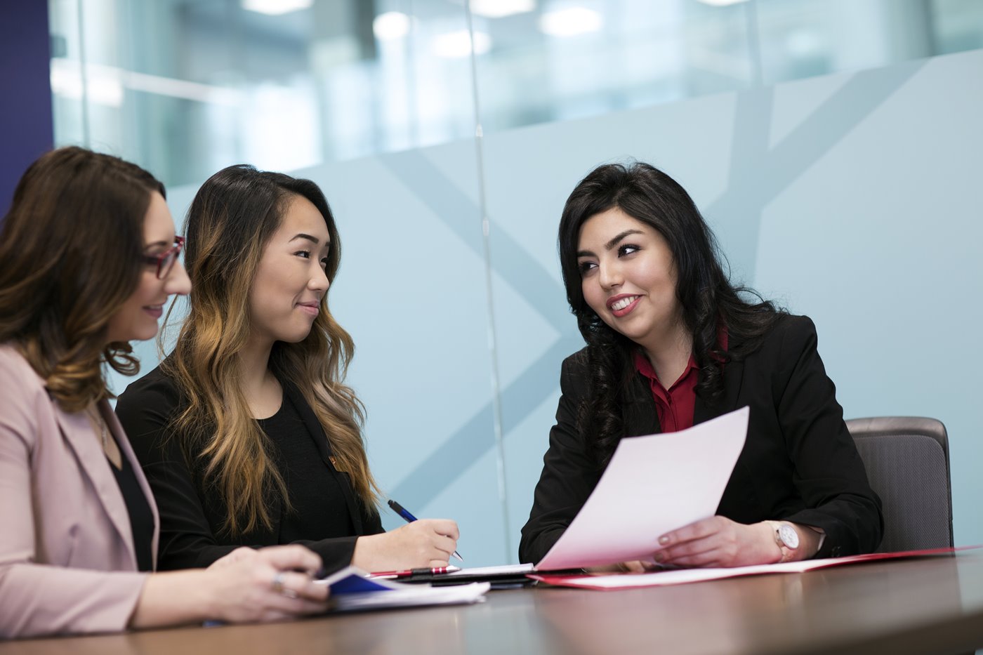 NAIT business students networking